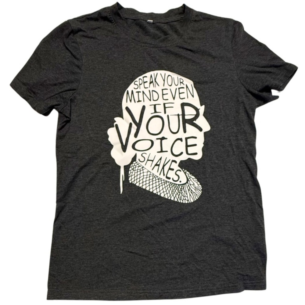 Speak Your Mind Even If Your Voice Shakes RBG Women's T-Shirt
